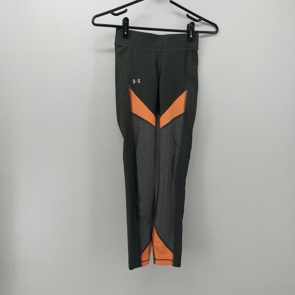 Under Armour Compression Heatgear Gray Leggings XS Athletic - Picture 8 of 8